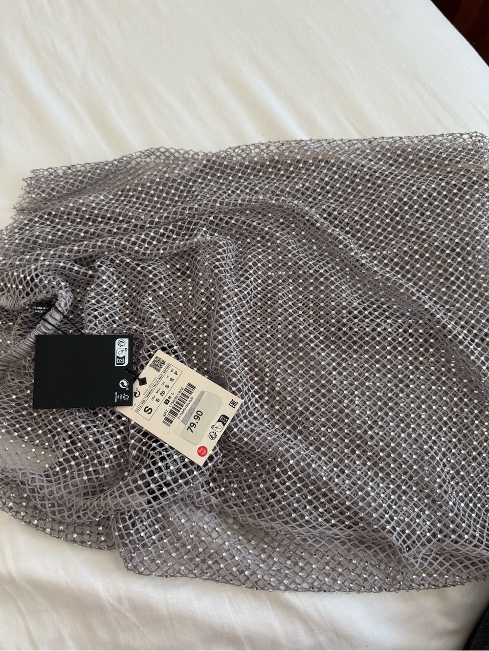 NWT ZARA rhinestone skirt